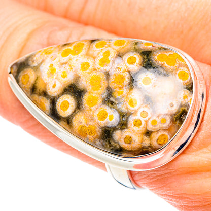 Ocean Jasper Rings handcrafted by Ana Silver Co - RING91243