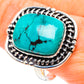 Tibetan Turquoise Rings handcrafted by Ana Silver Co - RING91245