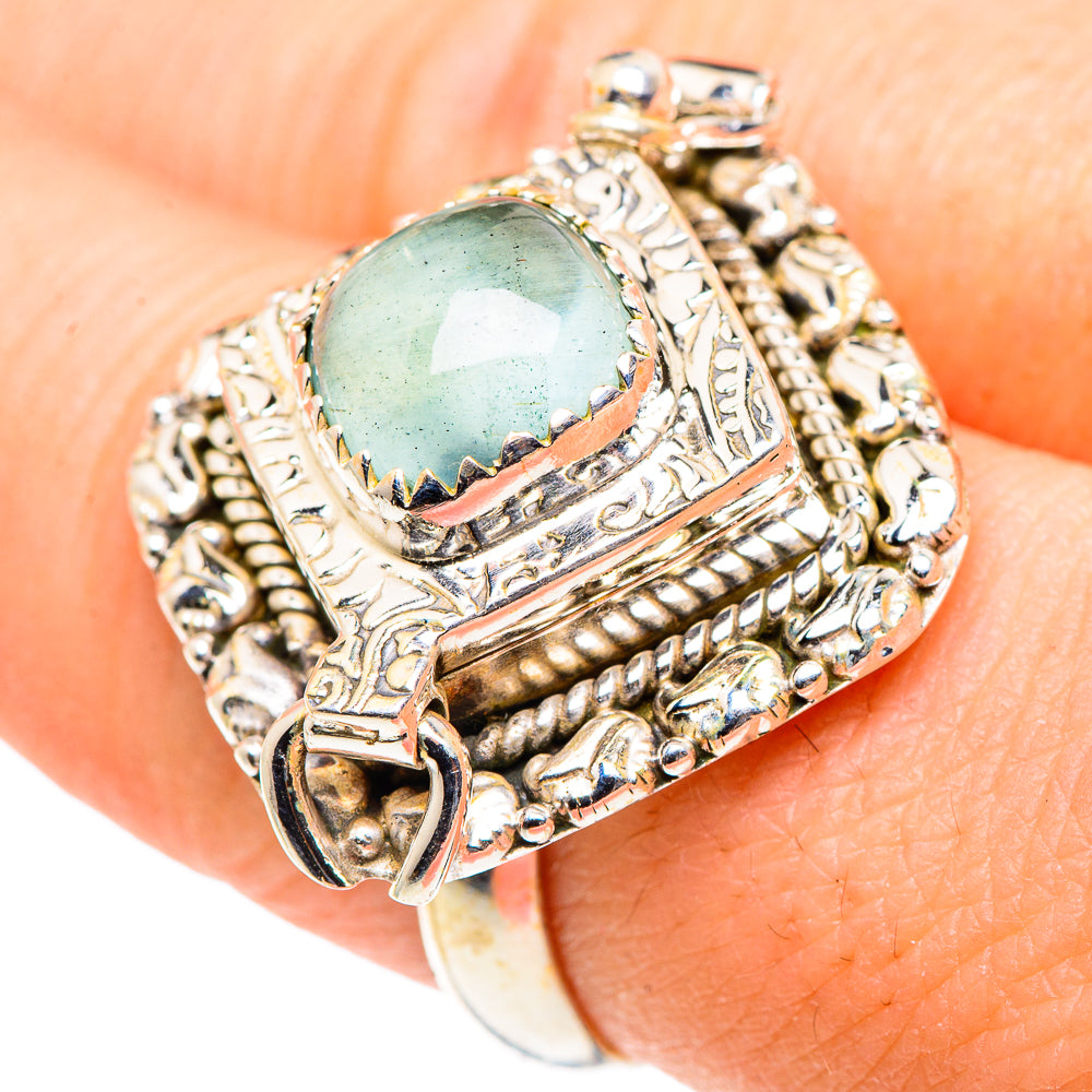 Aquamarine Rings handcrafted by Ana Silver Co - RING91250