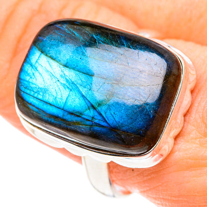 Labradorite Rings handcrafted by Ana Silver Co - RING91255