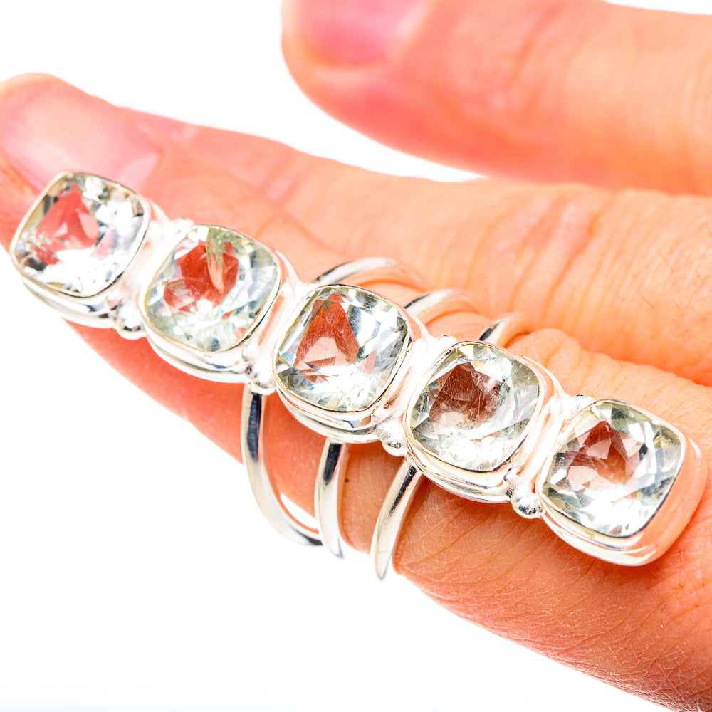 White Quartz Rings handcrafted by Ana Silver Co - RING91256