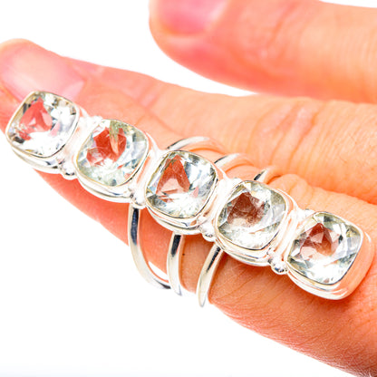 White Quartz Rings handcrafted by Ana Silver Co - RING91256