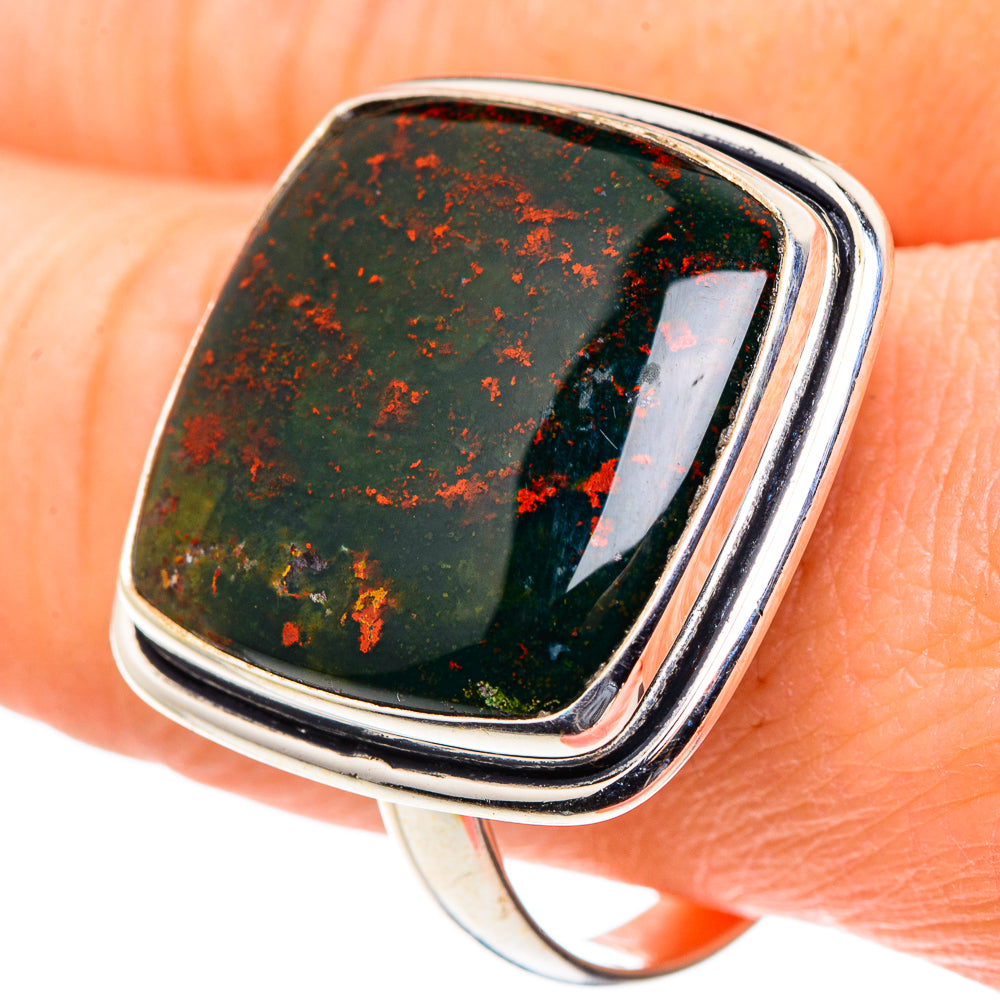 Bloodstone Rings handcrafted by Ana Silver Co - RING91257
