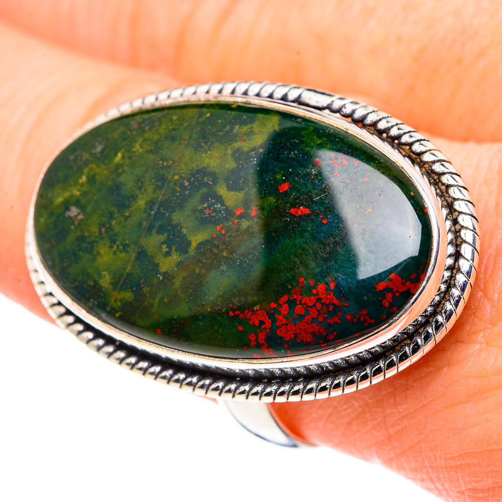 Bloodstone Rings handcrafted by Ana Silver Co - RING91259
