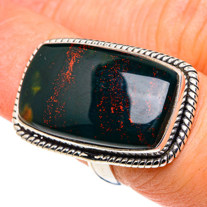 Bloodstone Rings handcrafted by Ana Silver Co - RING91260