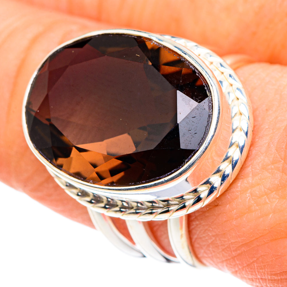 Smoky Quartz Rings handcrafted by Ana Silver Co - RING91262