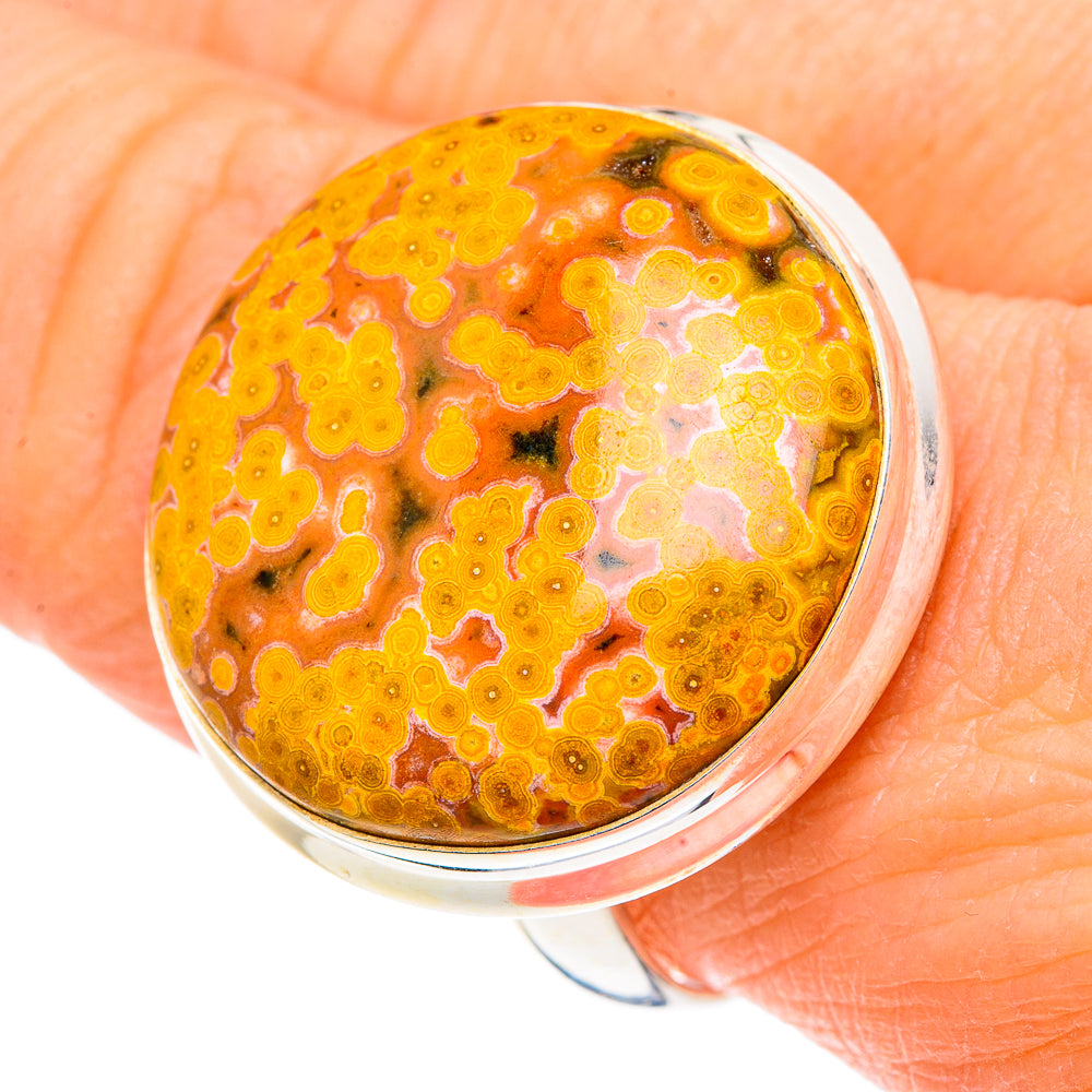 Ocean Jasper Rings handcrafted by Ana Silver Co - RING91264