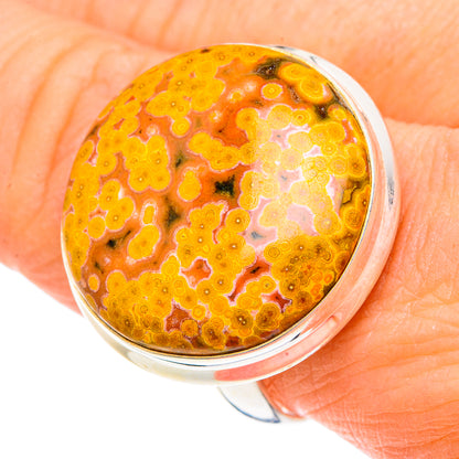 Ocean Jasper Rings handcrafted by Ana Silver Co - RING91264