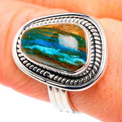 Peruvian Opal Rings handcrafted by Ana Silver Co - RING91269