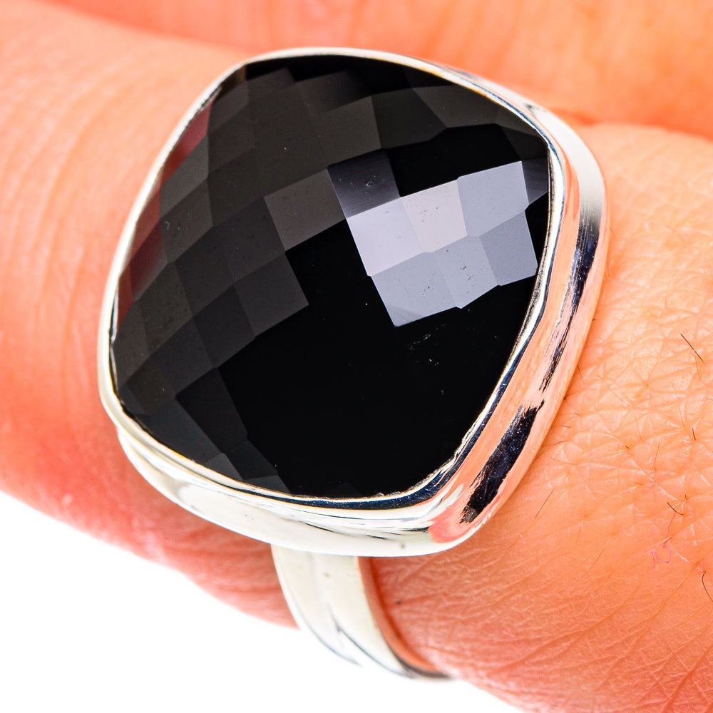 Black Onyx Rings handcrafted by Ana Silver Co - RING91287