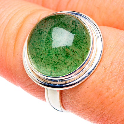Green Aventurine Rings handcrafted by Ana Silver Co - RING91299