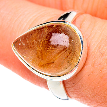 Rutilated Quartz Rings handcrafted by Ana Silver Co - RING91316