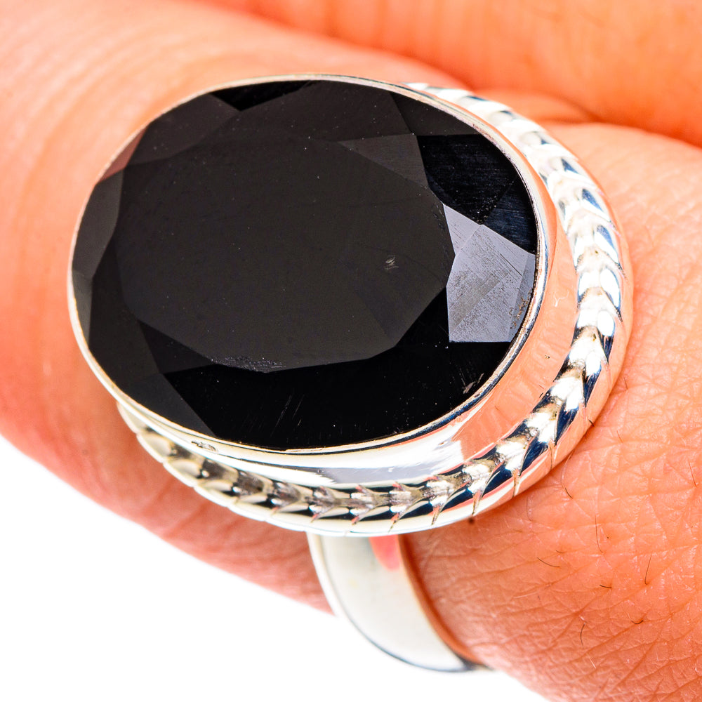 Black Onyx Rings handcrafted by Ana Silver Co - RING91317