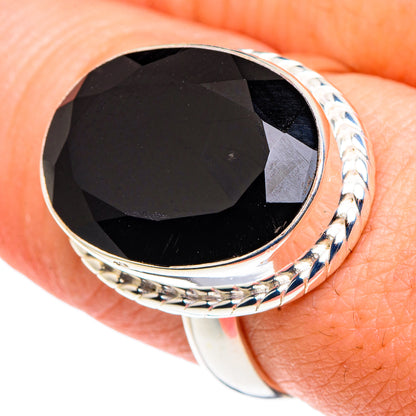 Black Onyx Rings handcrafted by Ana Silver Co - RING91317
