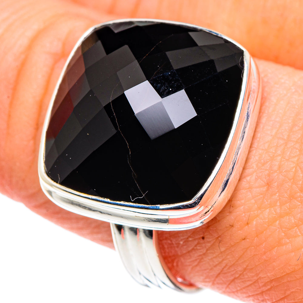Black Onyx Rings handcrafted by Ana Silver Co - RING91318