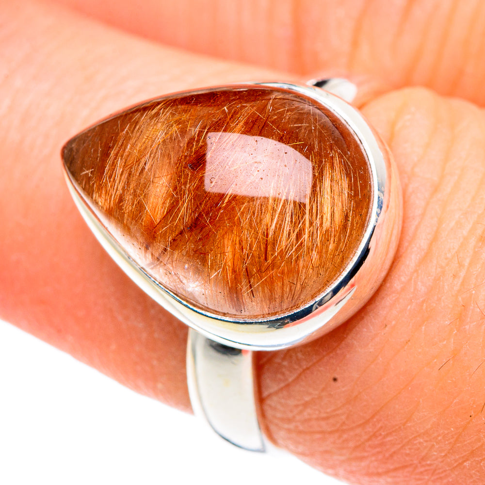 Rutilated Quartz Rings handcrafted by Ana Silver Co - RING91342