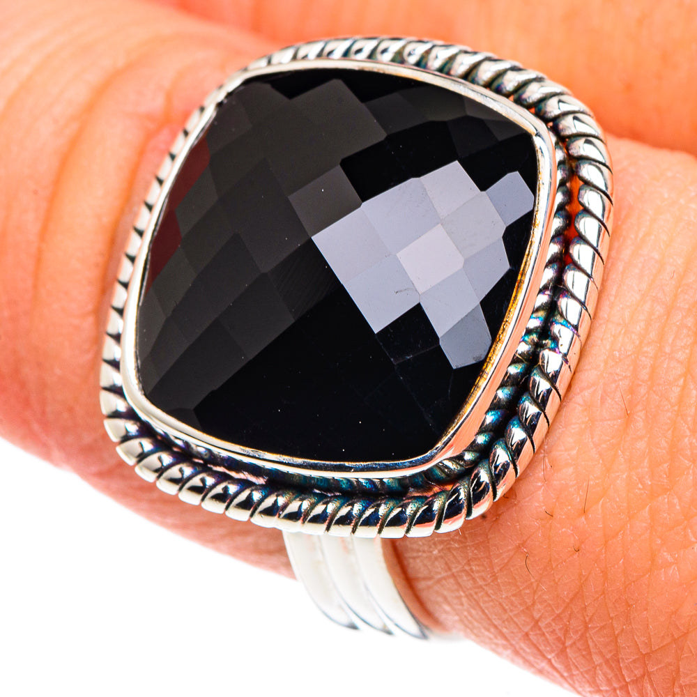 Black Onyx Rings handcrafted by Ana Silver Co - RING91344