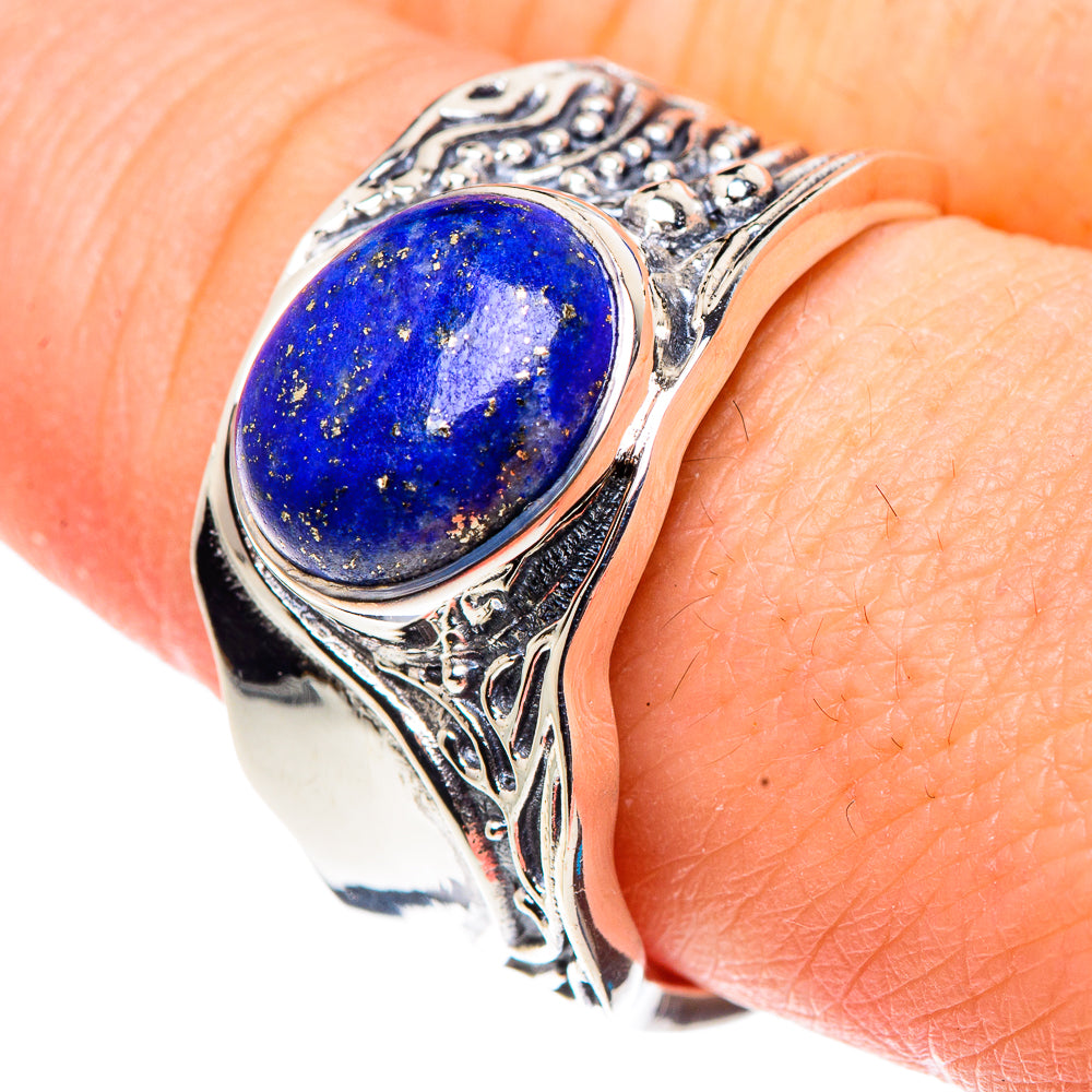 Lapis Lazuli Rings handcrafted by Ana Silver Co - RING91349