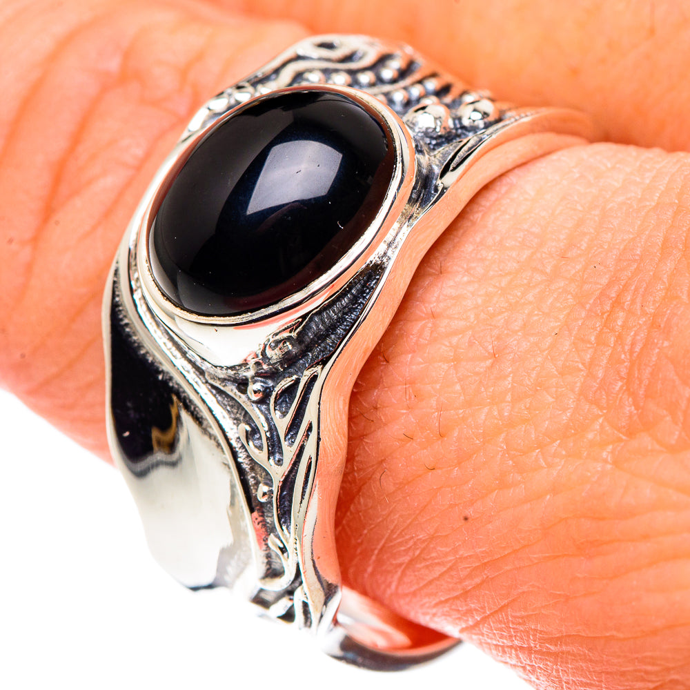 Black Onyx Rings handcrafted by Ana Silver Co - RING91369
