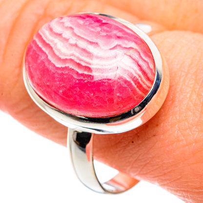 Rhodochrosite Rings handcrafted by Ana Silver Co - RING91388