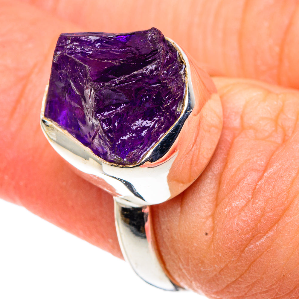 Amethyst Rings handcrafted by Ana Silver Co - RING91390