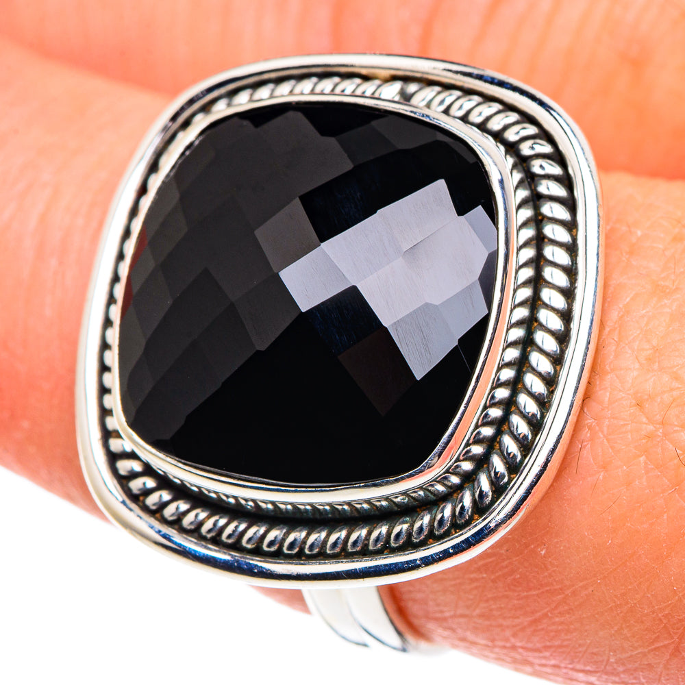 Black Onyx Rings handcrafted by Ana Silver Co - RING91394