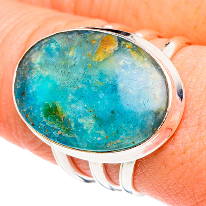 Peruvian Opal Rings handcrafted by Ana Silver Co - RING91399
