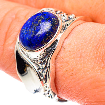 Lapis Lazuli Rings handcrafted by Ana Silver Co - RING91400