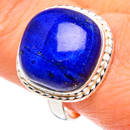 Lapis Lazuli Rings handcrafted by Ana Silver Co - RING91401