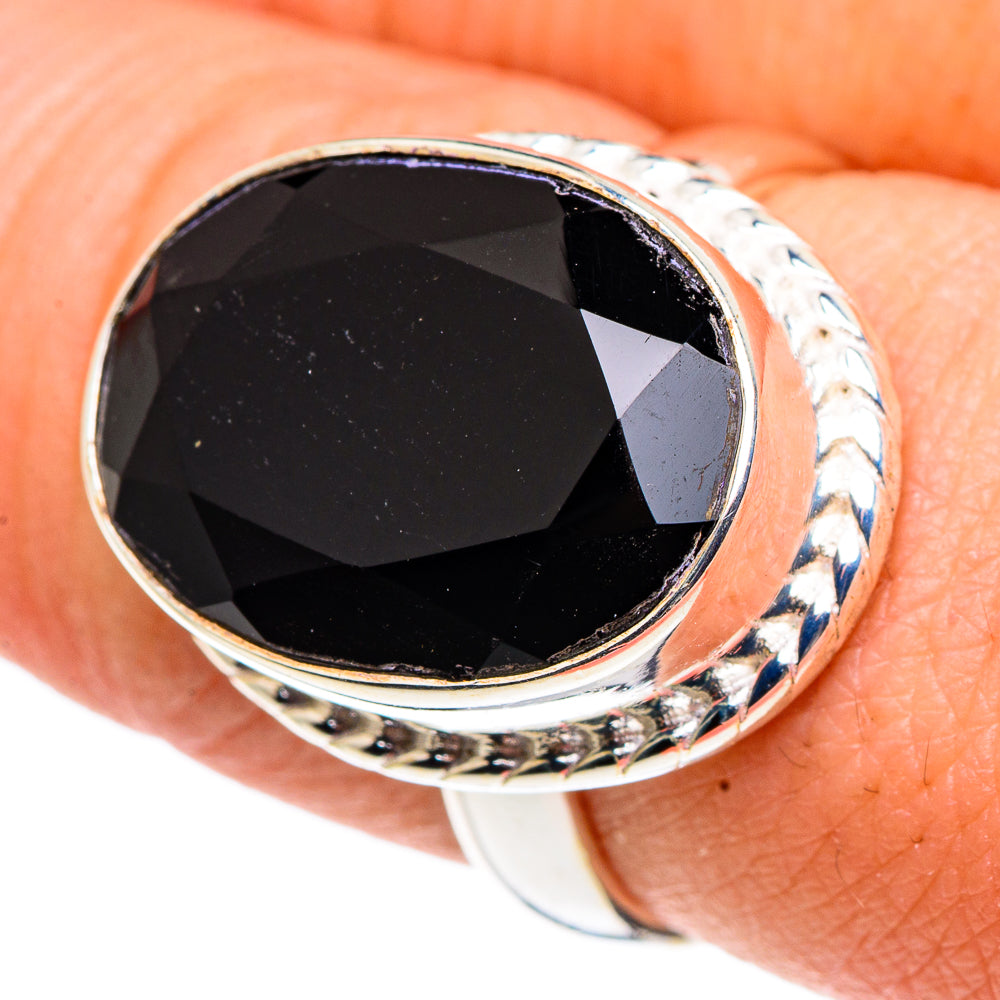 Black Onyx Rings handcrafted by Ana Silver Co - RING91419