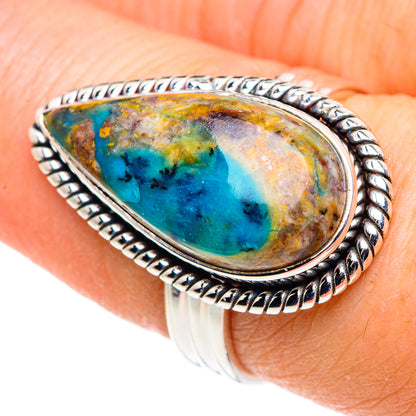 Peruvian Opal Rings handcrafted by Ana Silver Co - RING91425
