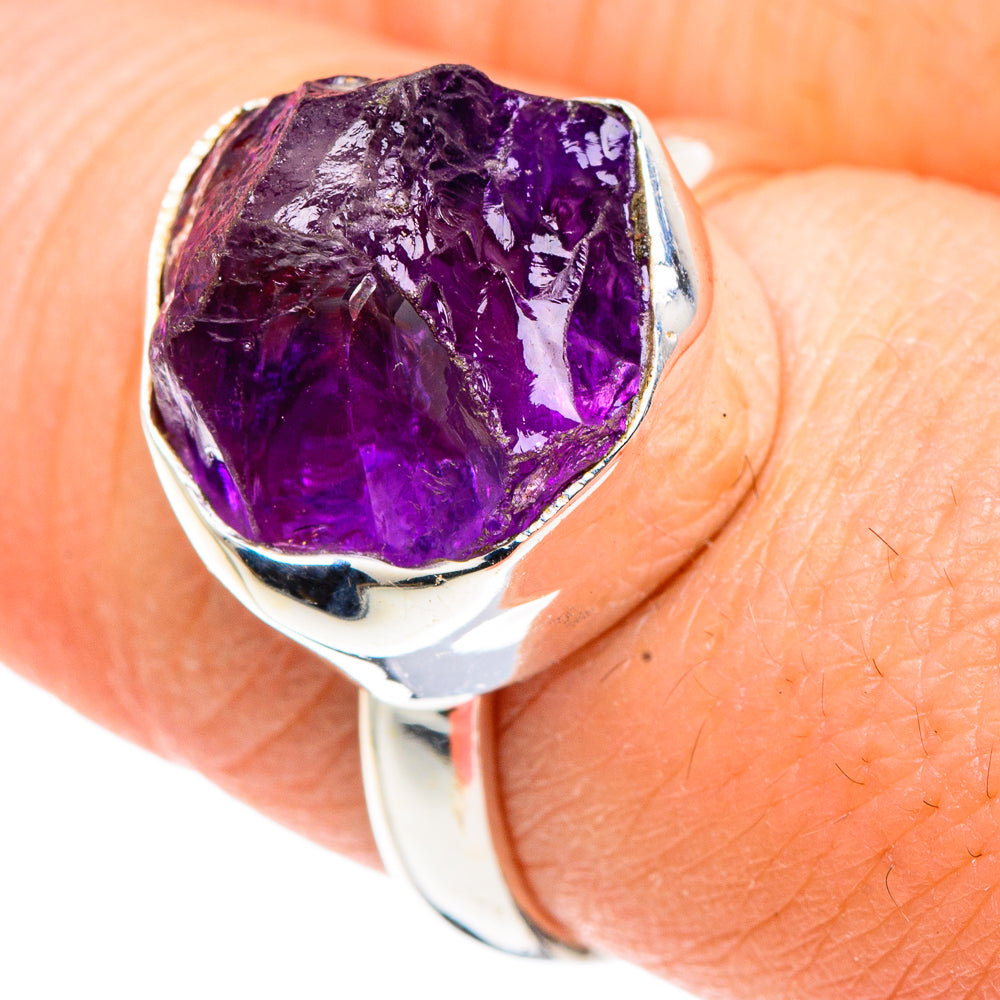 Amethyst Rings handcrafted by Ana Silver Co - RING91438