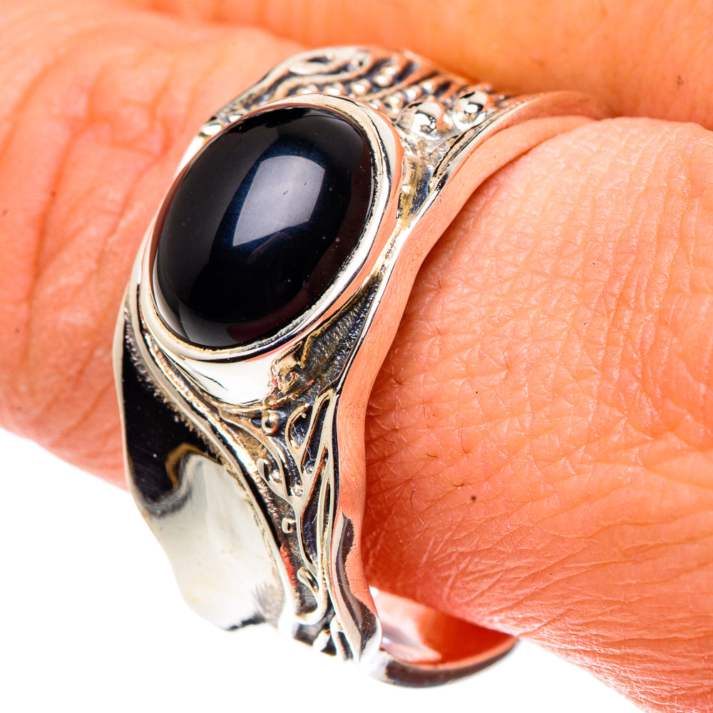 Black Onyx Rings handcrafted by Ana Silver Co - RING91441