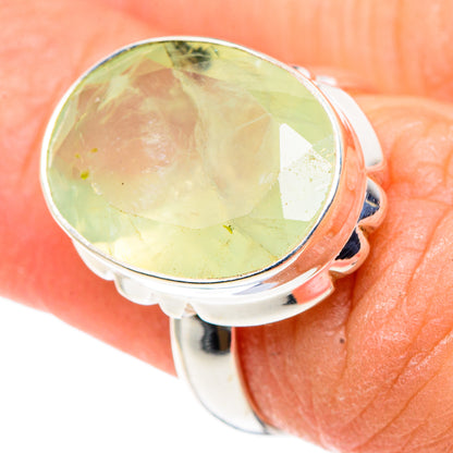 Prehnite Rings handcrafted by Ana Silver Co - RING91456