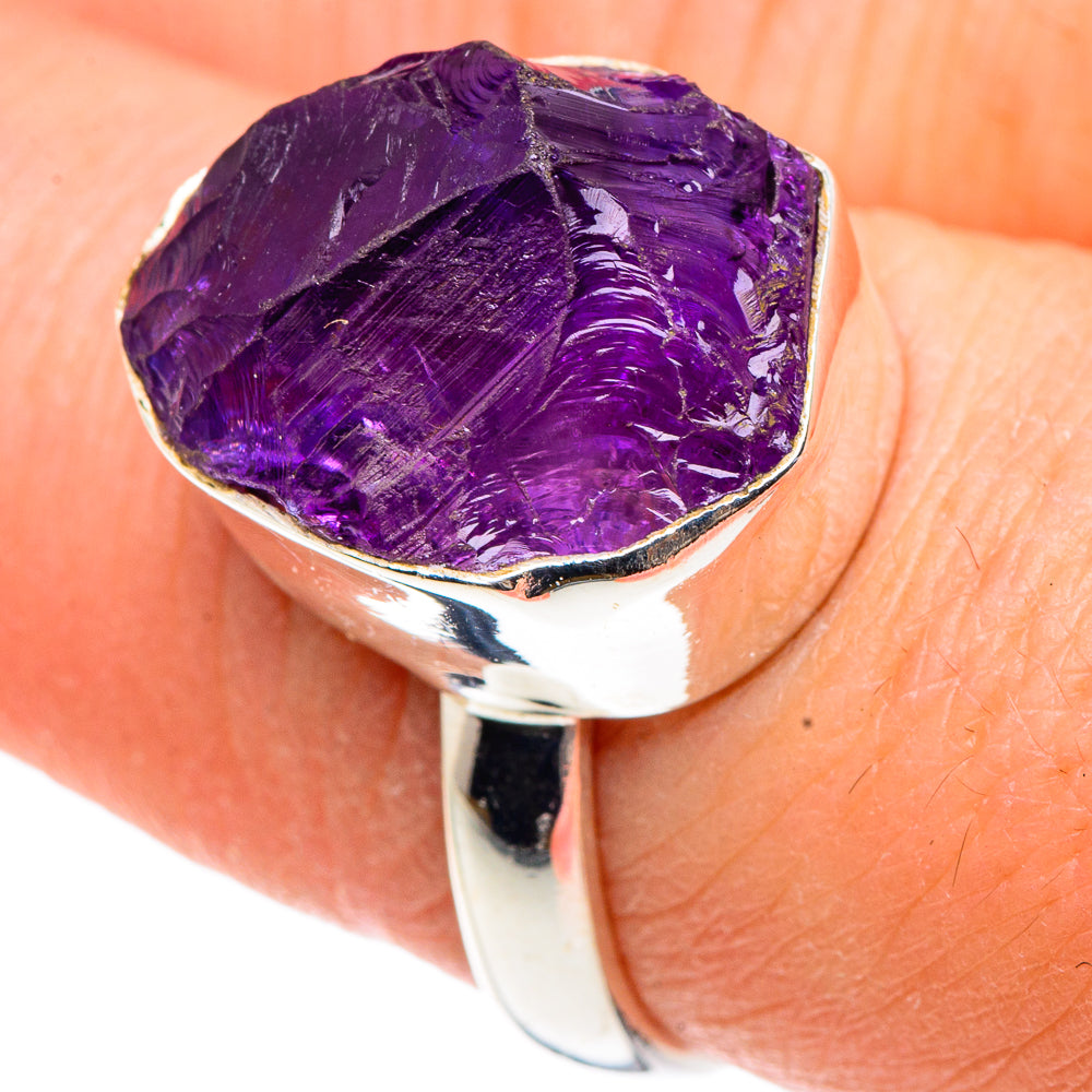 Amethyst Rings handcrafted by Ana Silver Co - RING91462