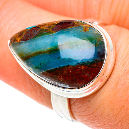 Peruvian Opal Rings handcrafted by Ana Silver Co - RING91469