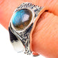 Labradorite Rings handcrafted by Ana Silver Co - RING91472