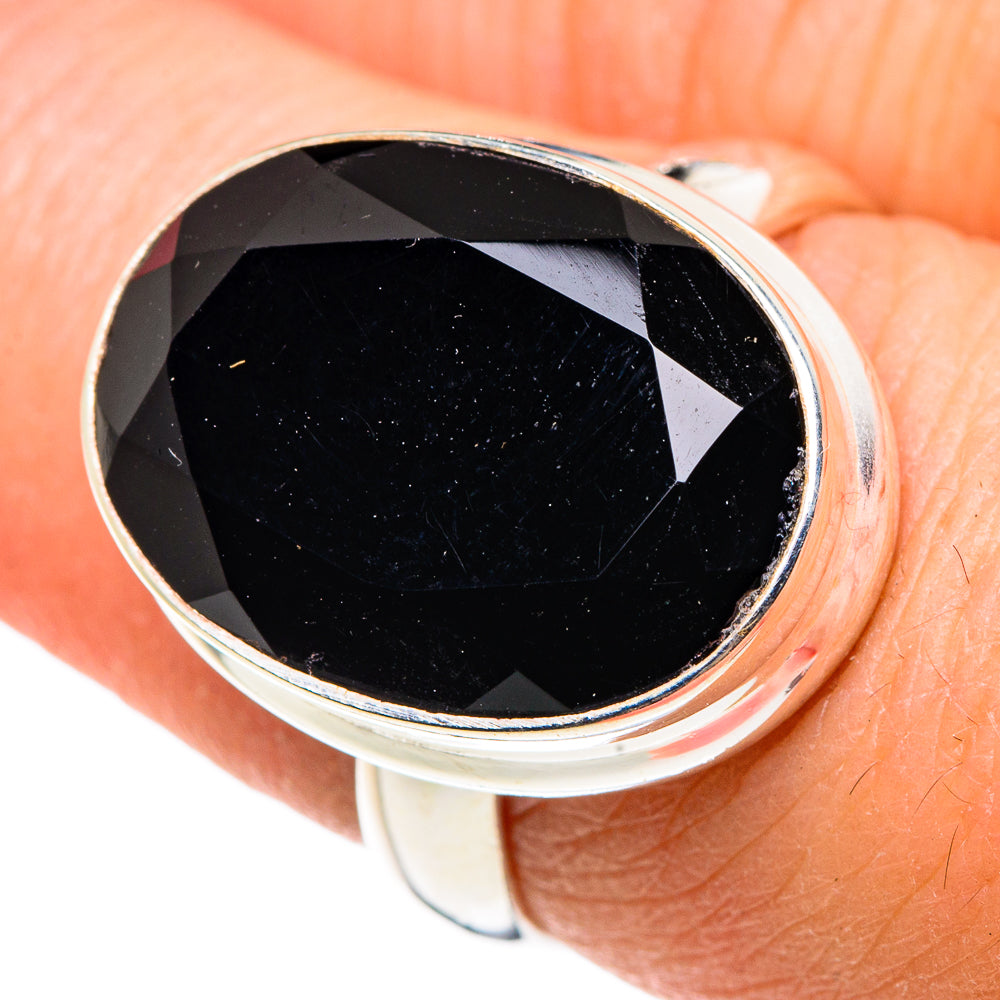 Black Onyx Rings handcrafted by Ana Silver Co - RING91487