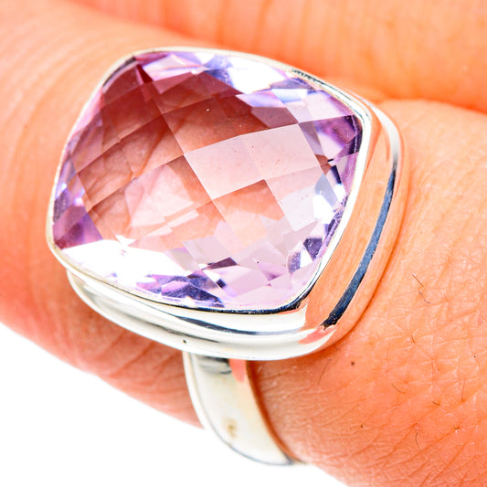 Kunzite Rings handcrafted by Ana Silver Co - RING91503