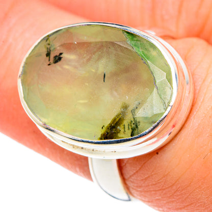 Prehnite Rings handcrafted by Ana Silver Co - RING91528