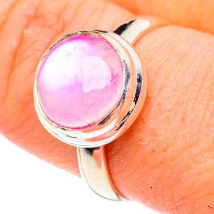 Pink Moonstone Rings handcrafted by Ana Silver Co - RING91543
