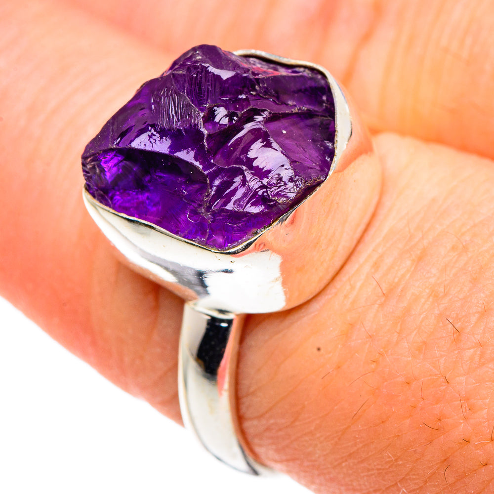 Amethyst Rings handcrafted by Ana Silver Co - RING91561