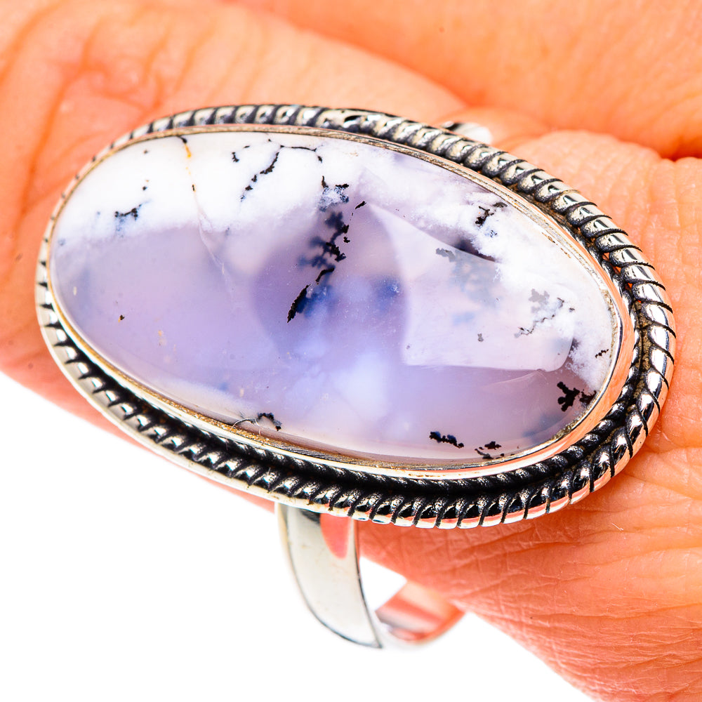Dendritic Opal Rings handcrafted by Ana Silver Co - RING91563