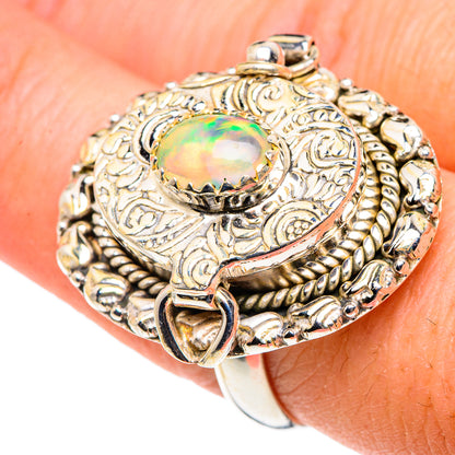 Ethiopian Opal Rings handcrafted by Ana Silver Co - RING91570