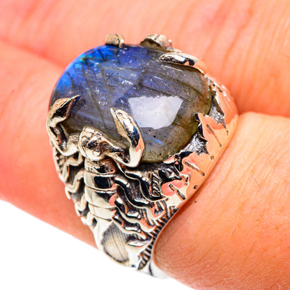 Labradorite Rings handcrafted by Ana Silver Co - RING91571