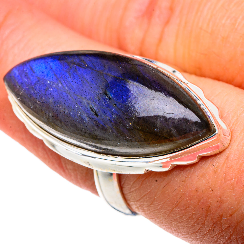Labradorite Rings handcrafted by Ana Silver Co - RING91572