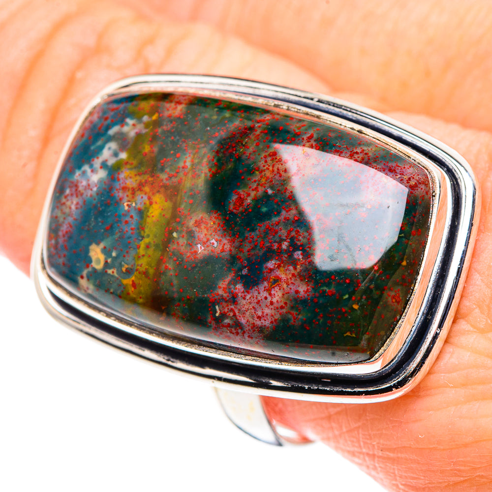 Bloodstone Rings handcrafted by Ana Silver Co - RING91581