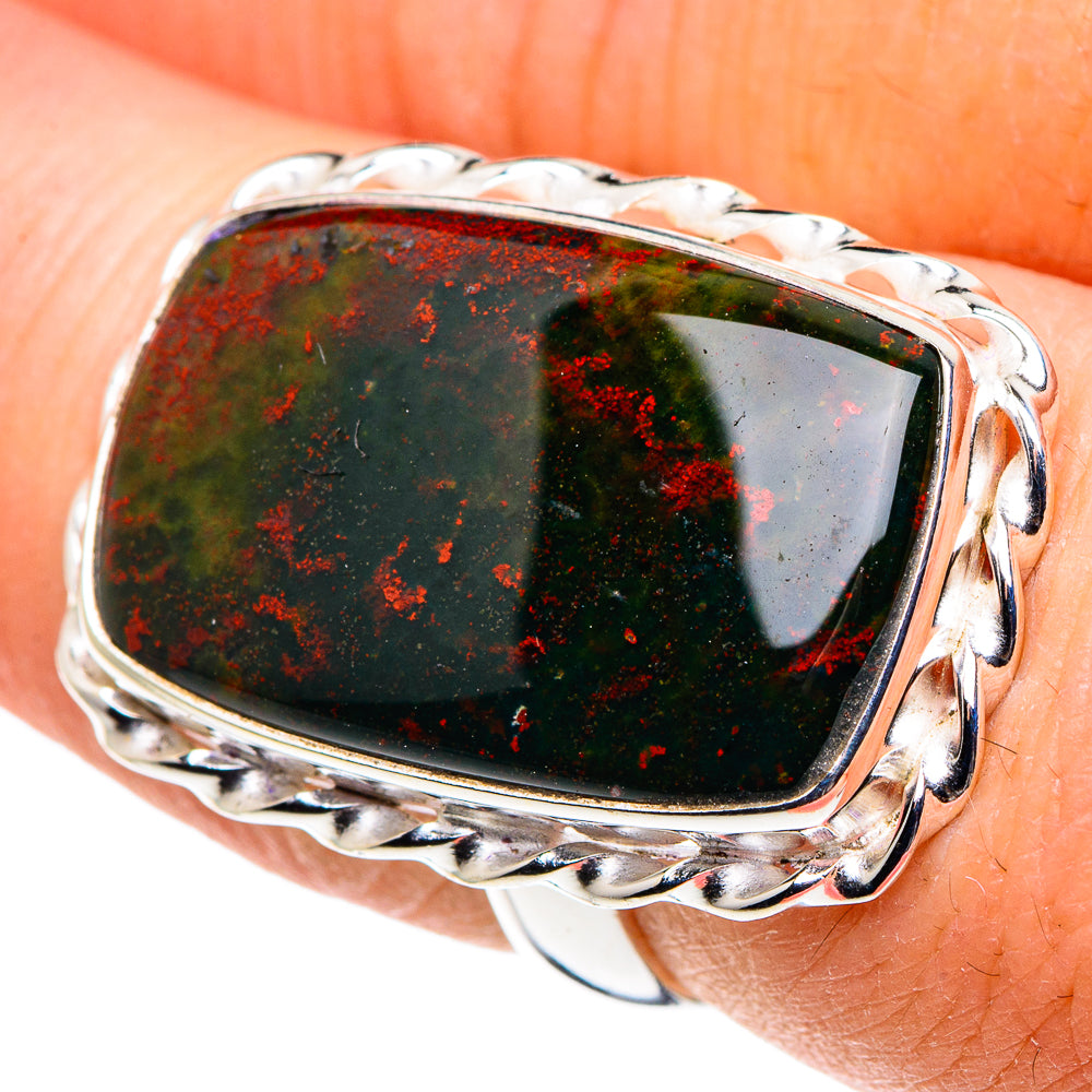 Bloodstone Rings handcrafted by Ana Silver Co - RING91584