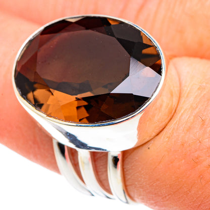 Smoky Quartz Rings handcrafted by Ana Silver Co - RING91589