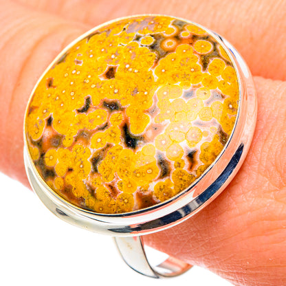 Ocean Jasper Rings handcrafted by Ana Silver Co - RING91590